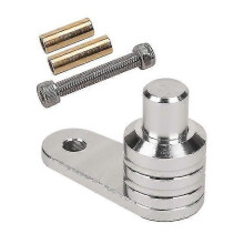(argent) Accessoires moto Levier de frein Bouton de stationnement Interrupteur de verrouillage semi-automatique