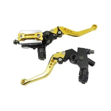(Or) Poignée de moto Levier de pompe de frein Maître-cylindre Embrayage 7/8" 22 mm Universel D0uc Moto