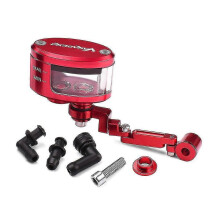 (Support de tasse rouge) Réservoir de frein et d'embrayage de moto, cylindre de réservoir d'huile, tasse