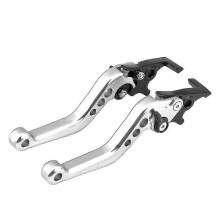 (Argent) 2 pièces leviers d'embrayage pour moto scooter vélo électrique GY6 125 150 GP110 Xmax400 Performance