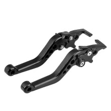 (Black)2pcs Motorcycle Scooter Clutch Lever Electrical Bike Gy6 125 150 Gp110 Xmax400 Performance Cnc