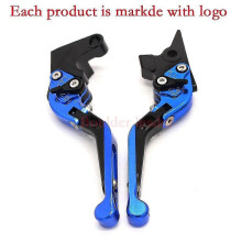 (Blue)For Yamaha Fz-25 Fz25 Fz 25 2017-2018 Motorcycle Folding Extendable Cnc Adjustable Clutch Brake