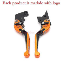(Orange)For Yamaha Fz-25 Fz25 Fz 25 2017-2018 Motorcycle Folding Extendable Cnc Adjustable Clutch Brake