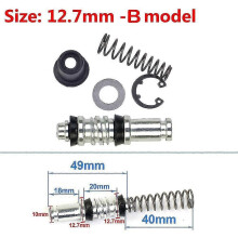 (12.7mm-B)Motorcycle Clutch Brake Pump 11mm 12.7mm 14mm 16mmpiston Plunger Repair Kits Master Cylinder