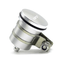 (Sliver XJ6)Universal Motorcycle Brake Fluid Reservoir Clutch Tank Oil Fluid Cup For Yamaha Xi6 Xj 6