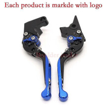 (Blue1)For Yamaha Fz-25 Fz25 Fz 25 2017-2018 Motorcycle Folding Extendable Cnc Adjustable Clutch Brake