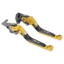 (gold-2)For Yamaha Xj6 / N Xj6 Diversion 2009-2020 Motorcycle Brake Clutch Levers Adjustable Extendable