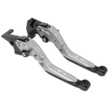 (sliver-1)For Yamaha Xj6 / N Xj6 Diversion 2009-2020 Motorcycle Brake Clutch Levers Adjustable Extendable