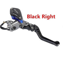 (Black  Right)Universal 22mm 7/8'' Motorcycle Brake Clutch Master Cylinder Hydraulic Pump Handle Clutch