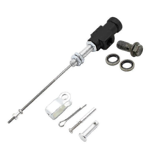 (Black)Enduro Hydraulic Brake Clutch Master Cylinder Rod System Performance Efficient Transfer Pump