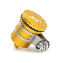 (Gold XJ6)Universal Motorcycle Brake Fluid Reservoir Clutch Tank Oil Fluid Cup For Yamaha Xi6 Xj 6 Xj-6