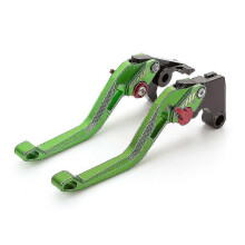 (Short Green)For Aprilia Rs660/tuono 660 2020-2022 3d Motorcycle Brake Clutch Lever Aluminum Cnc Adjustable