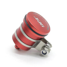 (Red  XJ6)Universal Motorcycle Brake Fluid Reservoir Clutch Tank Oil Fluid Cup For Yamaha Xi6 Xj 6 Xj-6