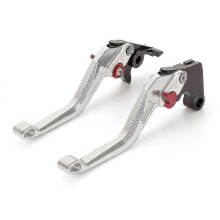 (Short Silver)For Aprilia Rs660/tuono 660 2020-2022 3d Motorcycle Brake Clutch Lever Aluminum Cnc Adjustable