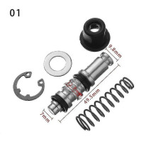(1)Motorcycle Clutch Brake Pump Piston Plunger Repair Kit 11mm 12.7mm 14mm Motorbike Master Cylinder