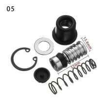 (5)Motorcycle Clutch Brake Pump Piston Plunger Repair Kit 11mm 12.7mm 14mm Motorbike Master Cylinder