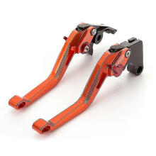 (Short Orange)For Aprilia Rs660/tuono 660 2020-2022 3d Motorcycle Brake Clutch Lever Aluminum Cnc Adjustable