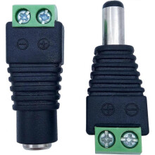 Dc Power Supply Male/Female Connector Plug Adapter 12V Jack Adapter for Video Monitor Cable