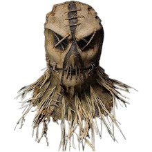 Halloween Vogelverschrikker Masker Hoofdbedekking met Handschoenen en Hoed Horror Eng Masker Volledig Hoofd Halloween Masker