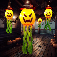 Halloween Decorations Outdoor Halloween Decor Hanging Outdoor String Lights Glowing Pumpkin Witch Hat Halloween Decorations Indoor Ornaments Halloween