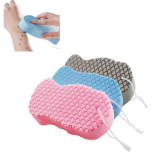 Super Soft Exfoliating Shower Sponge, Super Soft 3D Exfoliating Shower Sponge, Body Exfoliating Shower Sponge, Pack of 3