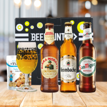 Premium European Lager Gift Pack with Official Beerhunter Glass