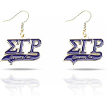 Sorority Earrings 1922 Greek Sorority Jewelry Sorority Fishhook Earrings Gift