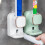 Automatic Toothpaste Squeezer - USB Rechargeable Wall Mounted Toothpaste Dispenser White 5