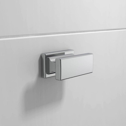 10 Pack Brushed Satin Nickel Cabinet Knobs 1.46 Inch(37mm) Single Hole Cabinet Handles Rectangle Dresser Knobs Drawer Knobs and Pulls 1