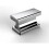10 Pack Brushed Satin Nickel Cabinet Knobs 1.46 Inch(37mm) Single Hole Cabinet Handles Rectangle Dresser Knobs Drawer Knobs and Pulls 1