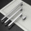 10 Pack Brushed Satin Nickel Cabinet Knobs 1.46 Inch(37mm) Single Hole Cabinet Handles Rectangle Dresser Knobs Drawer Knobs and Pulls 3