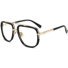 UBIUO Oversized Square Aviator Sunglasses for Men Women Pilot Shades Gold Frame Retro Sun Glasses