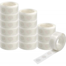 2500pcs Glue Point Clear Balloon Glue Removable Adhesive Dots Double Sided Dots of Glue Tape for Balloons Party or Wedding Decoration