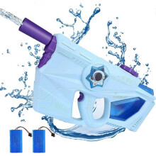 Water Gun for Adults and Kids, Automatic Water Squirt Guns up to 40 FT Range, 900CC High Capacity Water Guns with 2 Rechargeable 2500mAh Batteries, fo