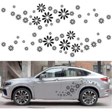 Auto Styling Body Decorative Decals Daisy Flower Personalized Car Stickers PVC Practical Beautiful Durable 60pcs