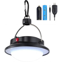 LED  Bivvy Light 60 LED White Dimmable Rechargeable Hanging Lamp Lumen Lamp for Garden Camping Reading DIY - with Batteries