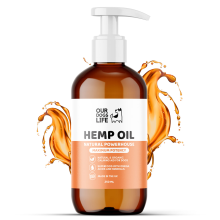 Our Dogs Life Hemp Oil 250ml - Natural & Organic Calming Aid for Dogs