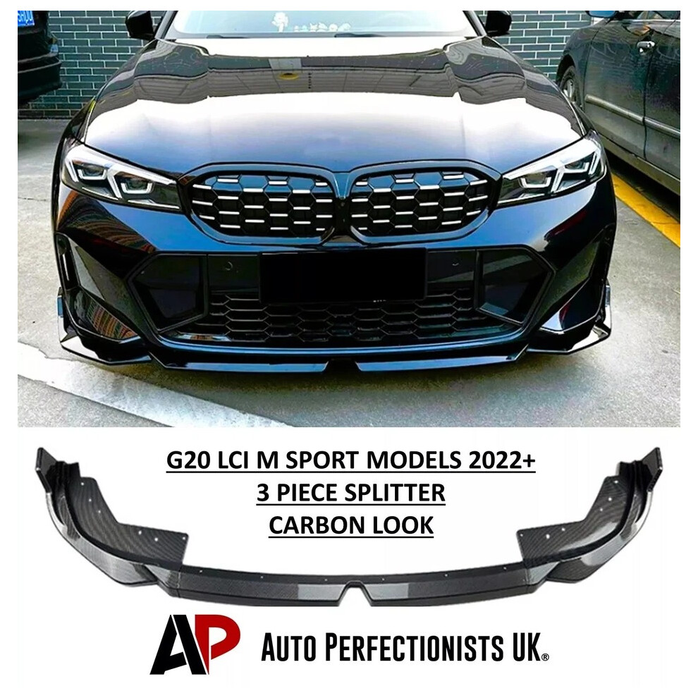 For Bmw 3 Series G20 G21 Front Splitter Spoiler Lip M Sport Kit 2022+ 5061072667664