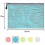 Document Pocket A5. 10 Pieces A5 File Pockets with Zipper. Mesh Plastic Zip 2