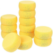 24pcs Round Sponges Makeup Sponges Cleansing Round Sponges Wash Face Sponges Facial Sponges