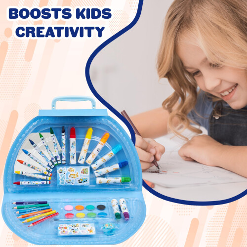 Bluey Crayons de couleur blue 2