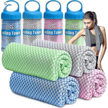 2 Pack Cooling Towel, Cooling Towels for Neck And Face-40"x12"- Ice Towel for Instant Cooling(pink2)