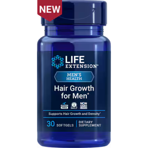 Life Extension, Ανάπτυξη Μαλλιών για Ανδρες, 30 Μαλακές Γεμίδια