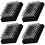 4pcs Grill Brush Replacement Heads, Wire Bristle Free Grill Cleaning Brush Replaceable Heads(black) EYR 1