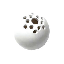 (White) Resin Handmade Vase Flower Stone Ornament Miniature Vase Home Bedroom Table Decoration