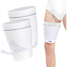 Catheter Leg Bag Washable And Reusable Catheter Leg Bag Holder (2 Pieces, Leg Circumference 36-55cm)