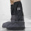 (L, White) Black Waterproof Rain Boot Shoe Cover With Reflector 5