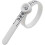 (white) Reusable Ring Size Guage, Jewelry Sizing Tool, 1-17 Us Ring Sizer (1pcs White) 1