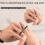 (black) Reusable Ring Size Guage, Jewelry Sizing Tool, 1-17 Us Ring Sizer (1pcs White) 3