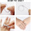 (white) Reusable Ring Size Guage, Jewelry Sizing Tool, 1-17 Us Ring Sizer (1pcs White) 4